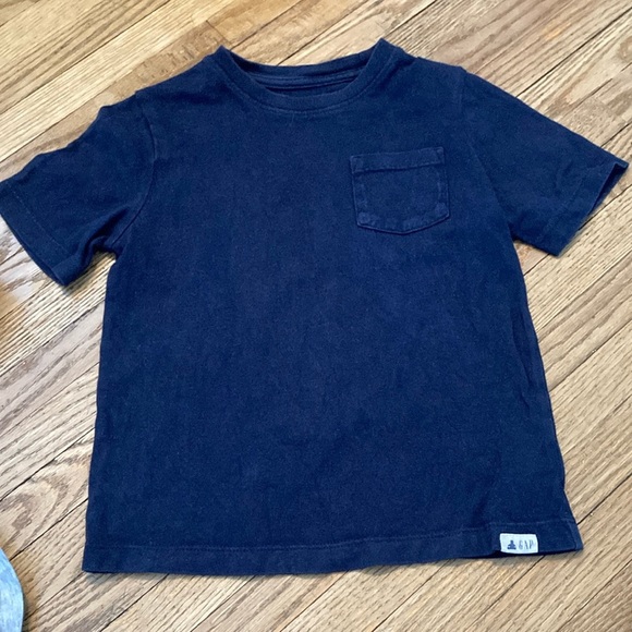 Kids Graphic T-Shirts - Gray and Navy - Picture 4 of 4